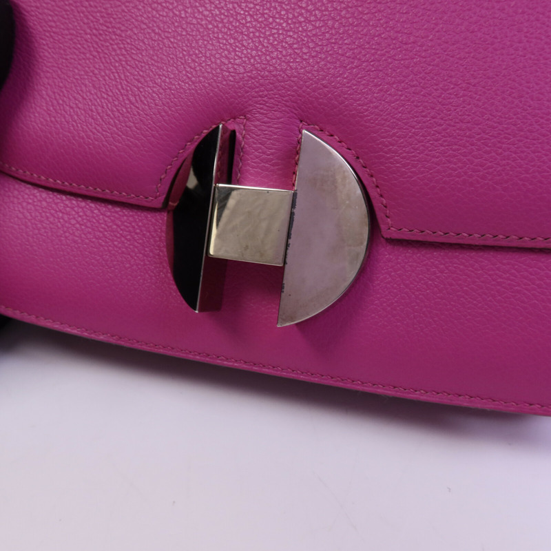 HERMES Evercolor皮革2002 20銀扣肩背袋-6