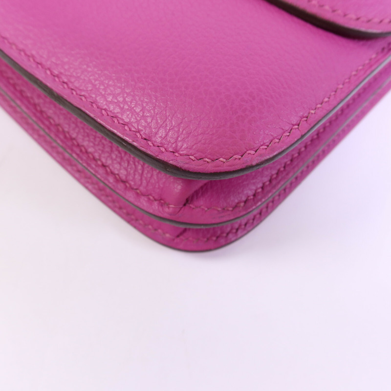 HERMES Evercolor皮革2002 20銀扣肩背袋-10