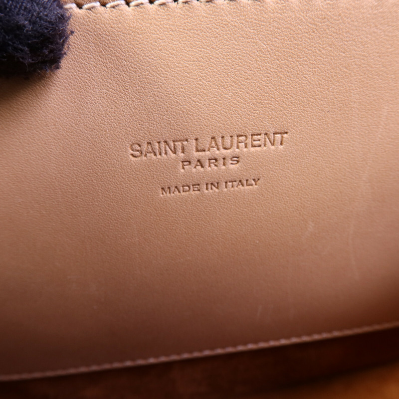 YVES SAINT LAURENT 牛皮皮革Kaia Bag金扣肩背袋-5