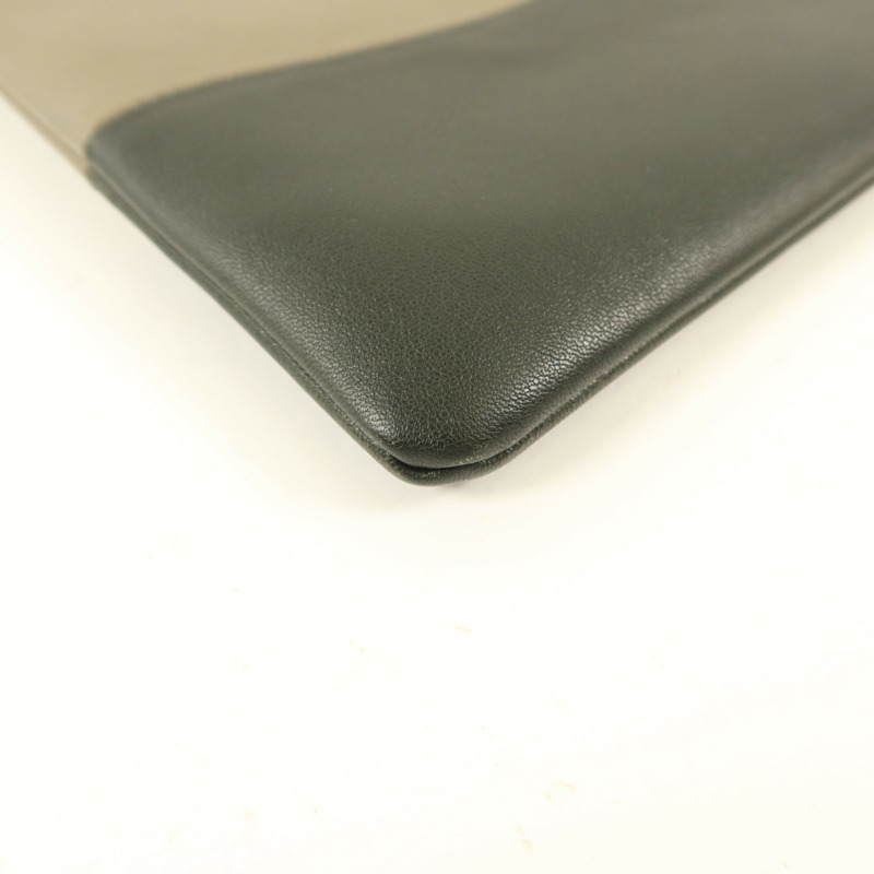 CELINE 牛皮皮革Pouch金扣小袋-13