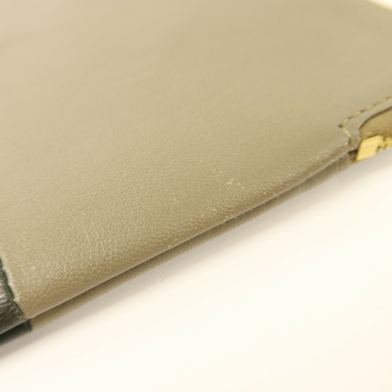 CELINE 牛皮皮革Pouch金扣小袋-15