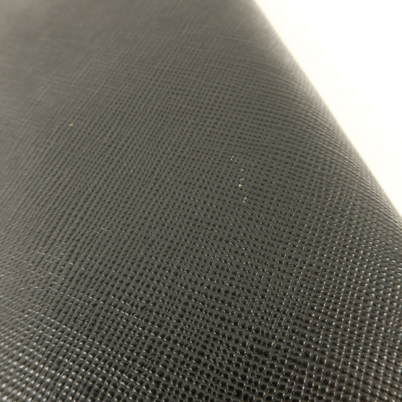 PRADA Saffiano皮革Long Round Wallet銀扣長錢包-15