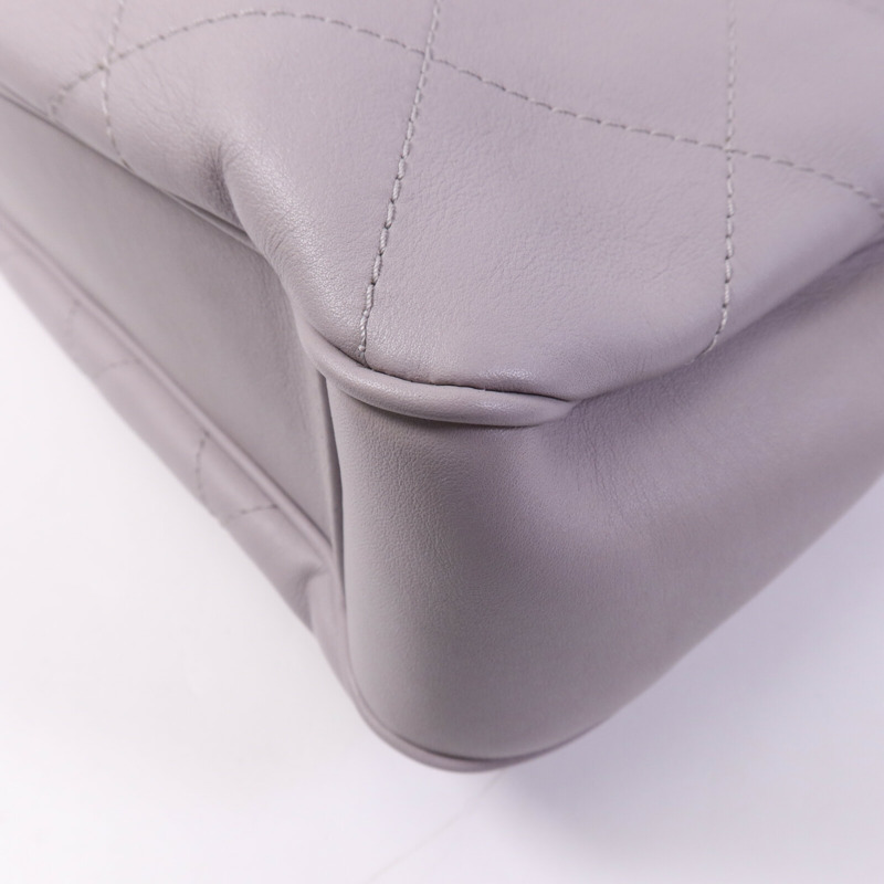 CHANEL 牛皮皮革2 Way Hobo Bag金扣肩背袋-8