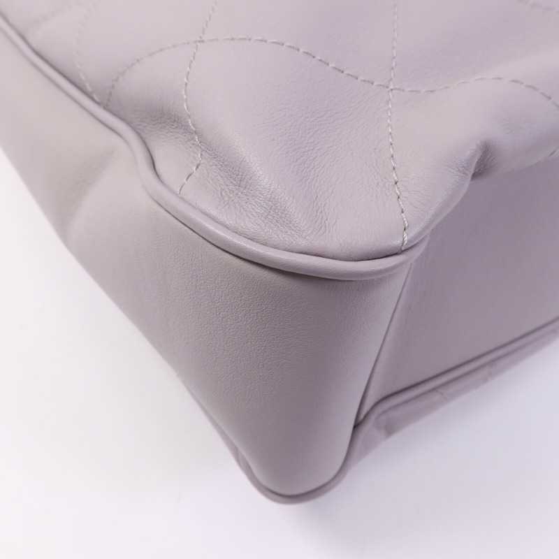 CHANEL 牛皮皮革2 Way Hobo Bag金扣肩背袋-11