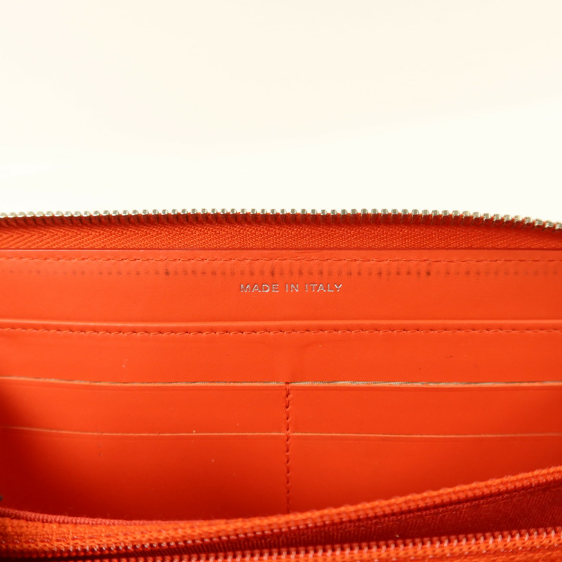 CHANEL 漆皮皮革Long Round Wallet銀扣長錢包-17
