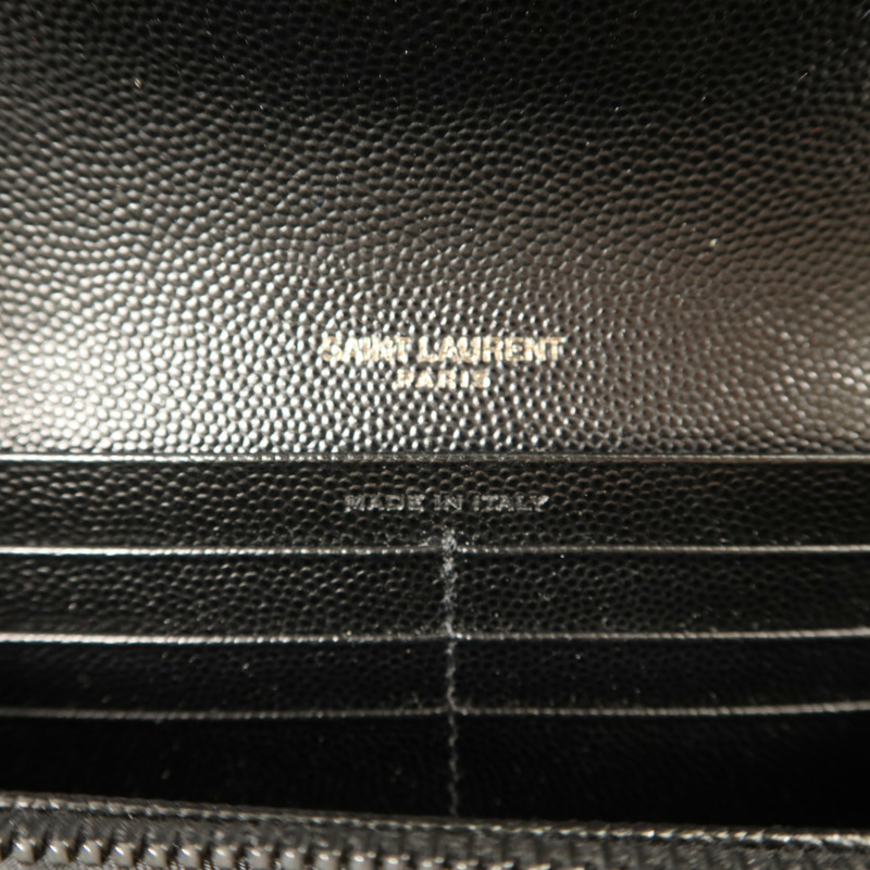 SAINT LAURENT 牛皮皮革Envelope Wallet長錢包-5