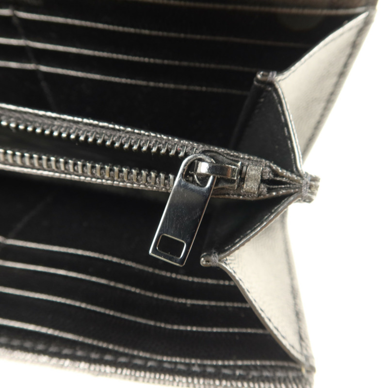 SAINT LAURENT 牛皮皮革Envelope Wallet長錢包-8