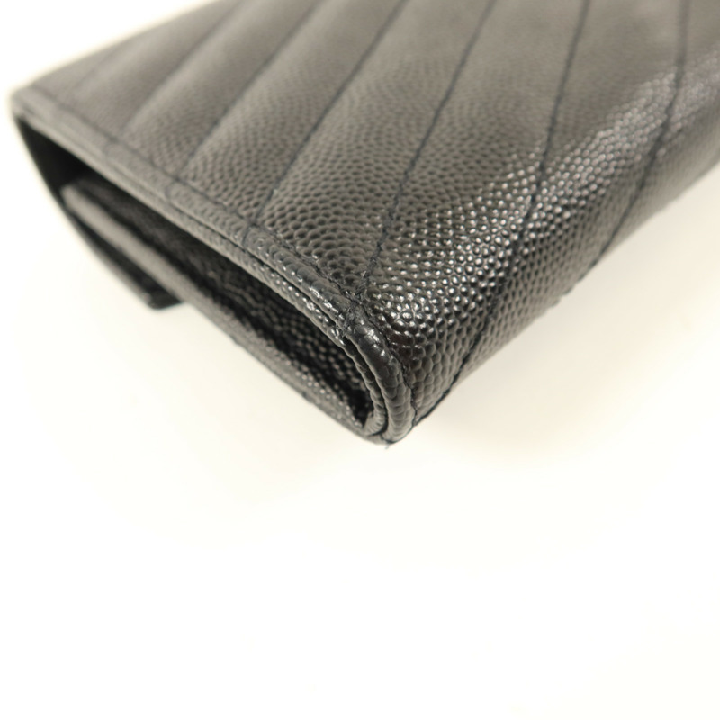 SAINT LAURENT 牛皮皮革Envelope Wallet長錢包-12