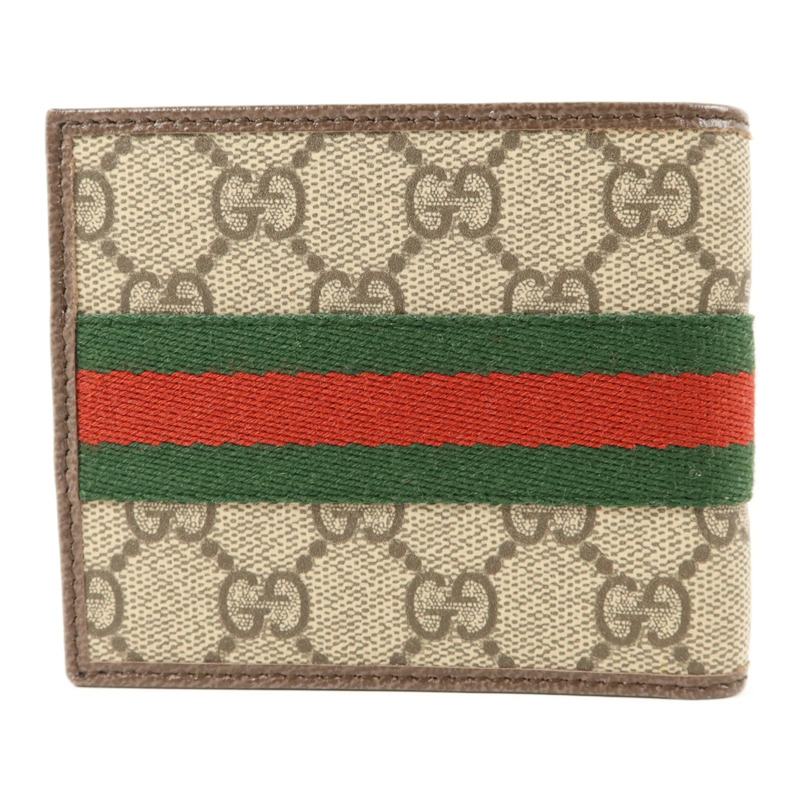 GUCCI 塗層帆布Ophidia Bifold Wallet金扣錢包-1