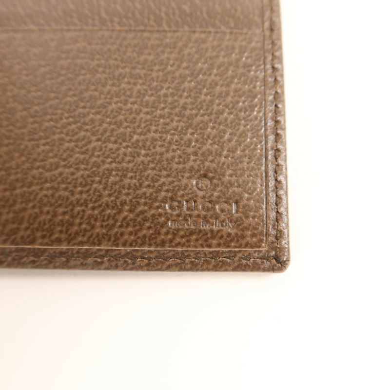 GUCCI 塗層帆布Ophidia Bifold Wallet金扣錢包-5