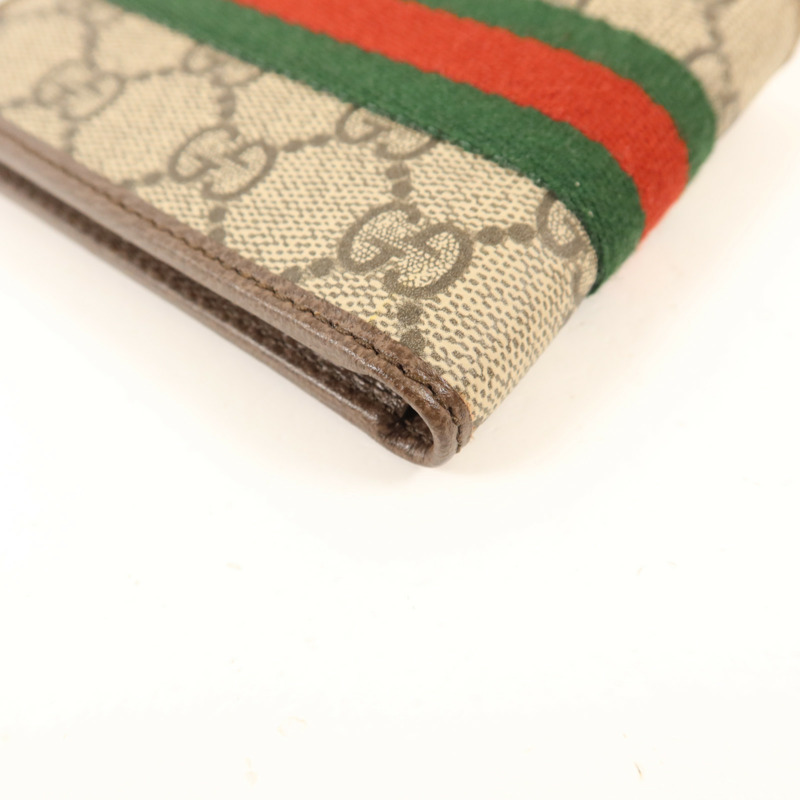 GUCCI 塗層帆布Ophidia Bifold Wallet金扣錢包-11