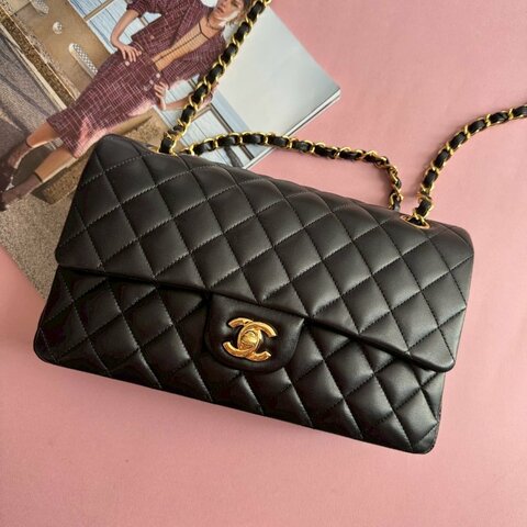 ✨香奈兒必買包款 CHANEL 黑色羊皮COCO25