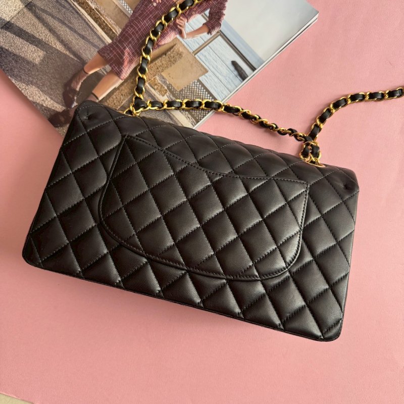 ✨香奈兒必買包款 CHANEL 黑色羊皮COCO25-1