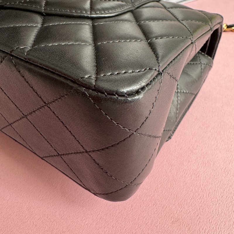 ✨香奈兒必買包款 CHANEL 黑色羊皮COCO25-8