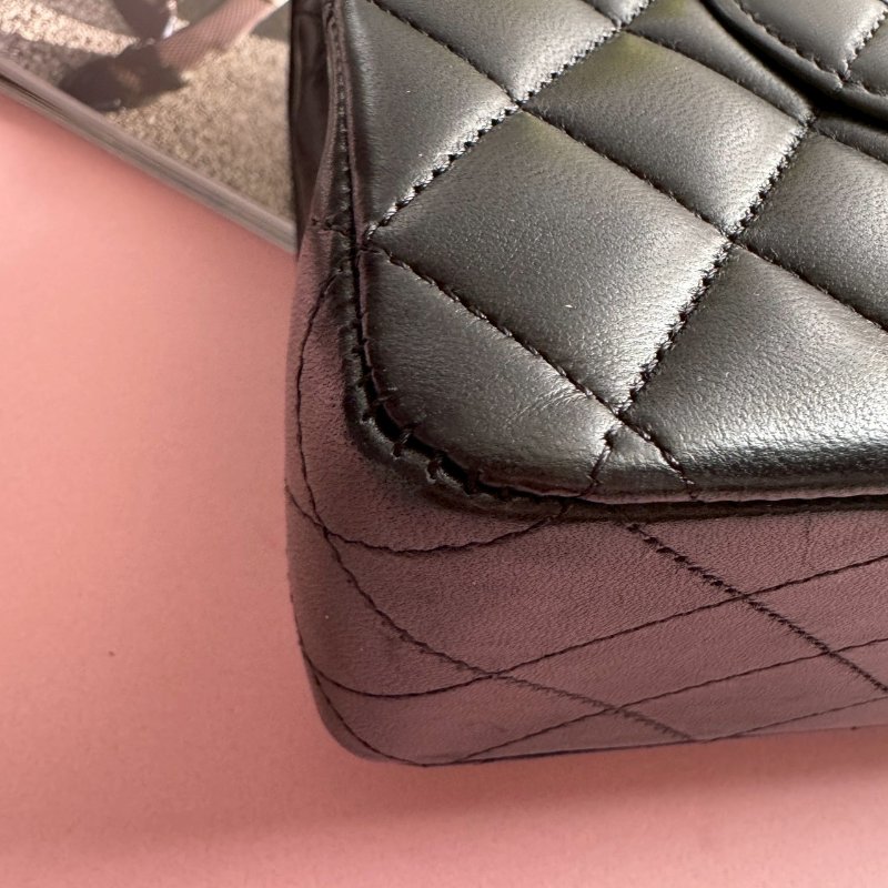 ✨香奈兒必買包款 CHANEL 黑色羊皮COCO25-9