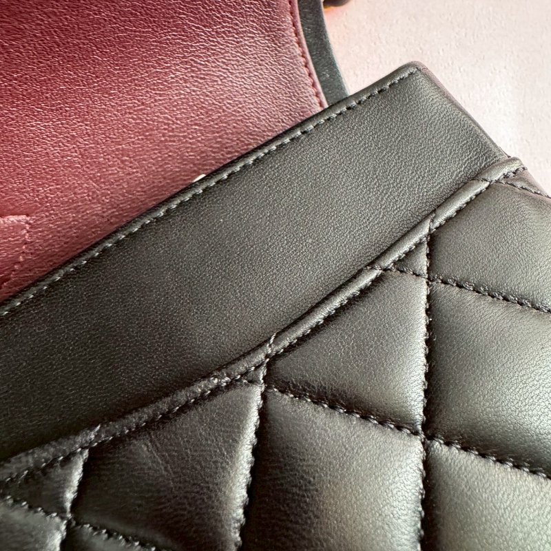 ✨香奈兒必買包款 CHANEL 黑色羊皮COCO25-12