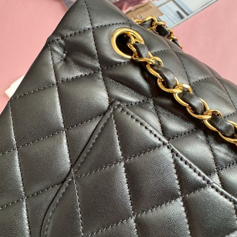 ✨香奈兒必買包款 CHANEL 黑色羊皮COCO25-24