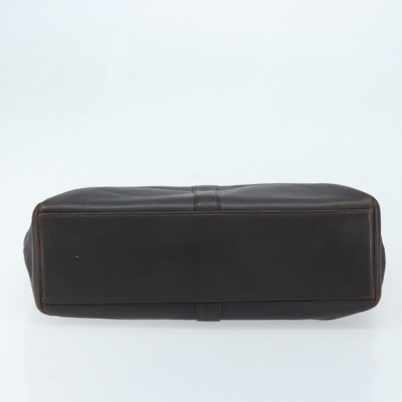 【日本直送】香奈兒深棕色皮革手提包 CC 正品 BA10907-4