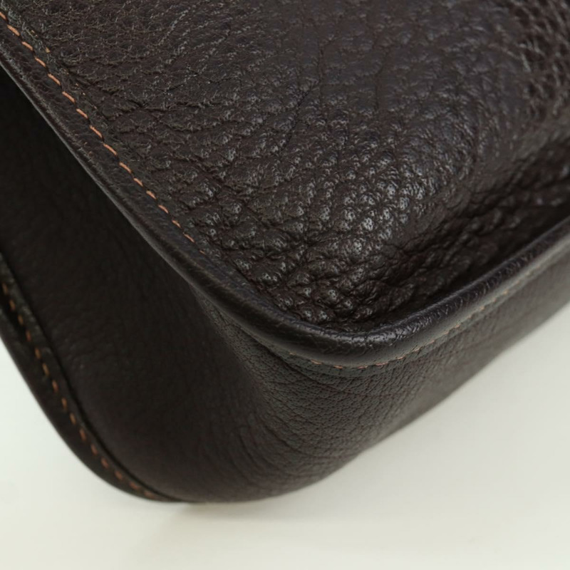 【日本直送】愛馬仕 Vespa 單肩包 皮革 棕色 銀色 正品 bs33819V-14