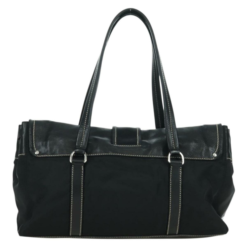 【日本直送】PRADA 單肩包 尼龍 黑色 銀色 正品 ARZ662V-1