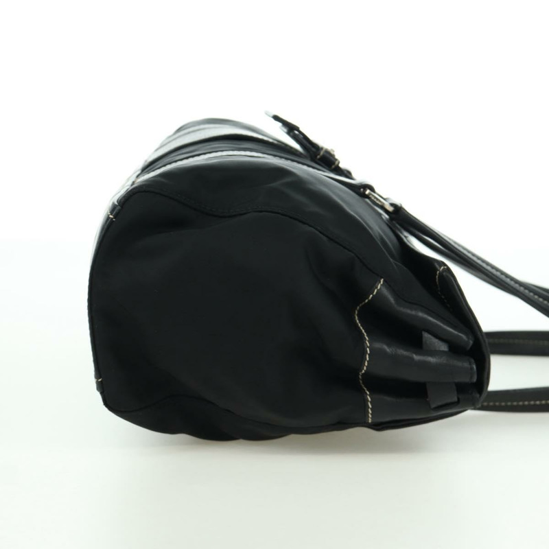 【日本直送】PRADA 單肩包 尼龍 黑色 銀色 正品 ARZ662V-3