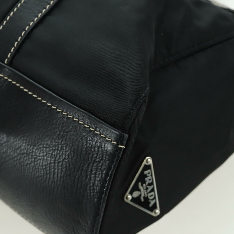 【日本直送】PRADA 單肩包 尼龍 黑色 銀色 正品 ARZ662V-7