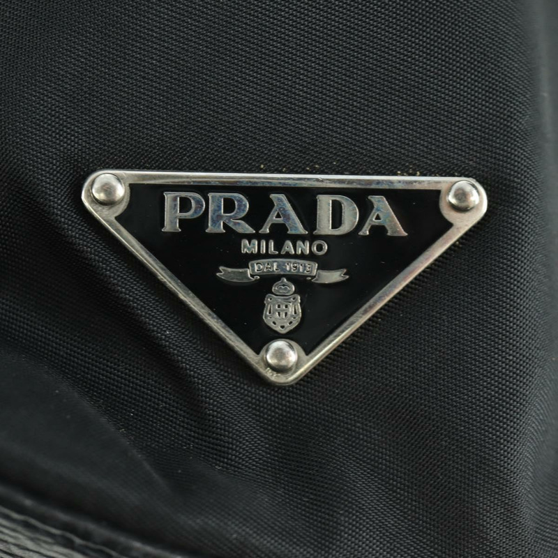 【日本直送】PRADA 單肩包 尼龍 黑色 銀色 正品 ARZ662V-17