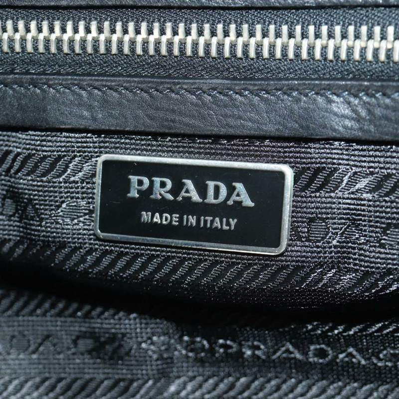 【日本直送】PRADA 單肩包 尼龍 黑色 銀色 正品 ARZ662V-20