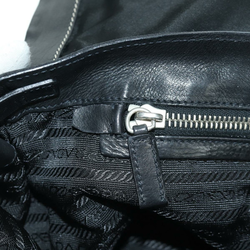 【日本直送】PRADA 單肩包 尼龍 黑色 銀色 正品 ARZ662V-23