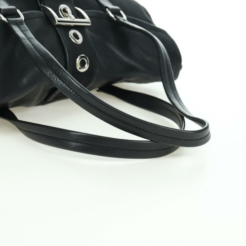 【日本直送】PRADA 單肩包 尼龍 黑色 銀色 正品 ARZ661V-6