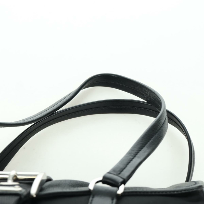 【日本直送】PRADA 單肩包 尼龍 黑色 銀色 正品 ARZ661V-7
