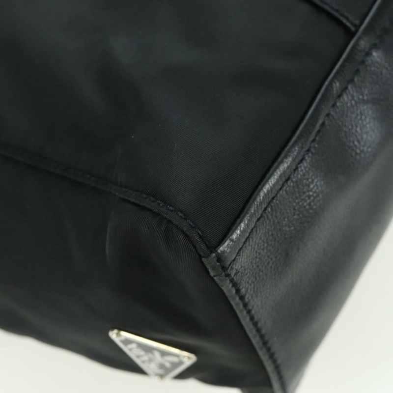 【日本直送】PRADA 單肩包 尼龍 黑色 銀色 正品 ARZ661V-8