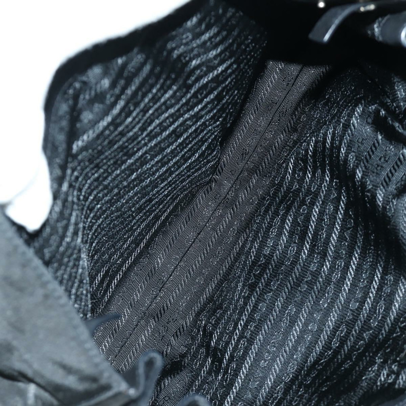 【日本直送】PRADA 單肩包 尼龍 黑色 銀色 正品 ARZ661V-10