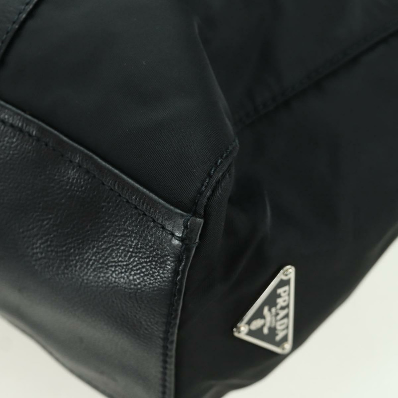 【日本直送】PRADA 單肩包 尼龍 黑色 銀色 正品 ARZ661V-15