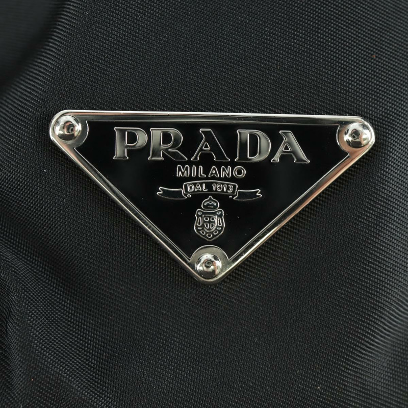 【日本直送】PRADA 單肩包 尼龍 黑色 銀色 正品 ARZ661V-16
