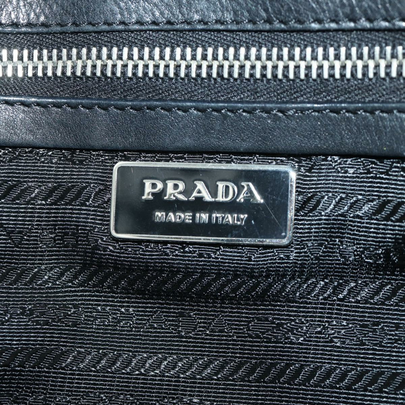 【日本直送】PRADA 單肩包 尼龍 黑色 銀色 正品 ARZ661V-19