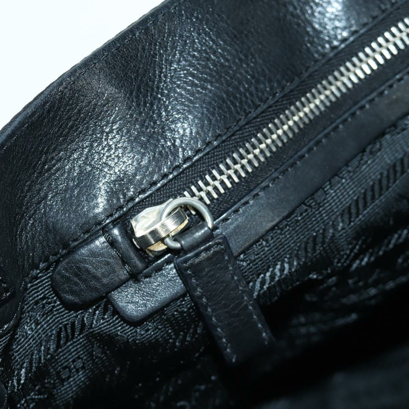 【日本直送】PRADA 單肩包 尼龍 黑色 銀色 正品 ARZ661V-22