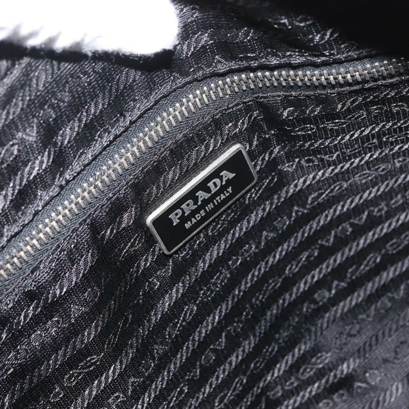 【日本直送】PRADA 手提包 Safiano 皮革 紫色 銀色 Auth am11054A-20