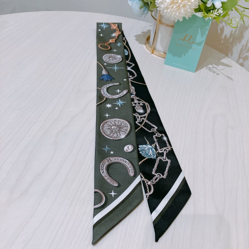 TK1986	Hermes Cest La Fete Twilly Ardoise Clair x Rose Pale x Bleu Marine-1