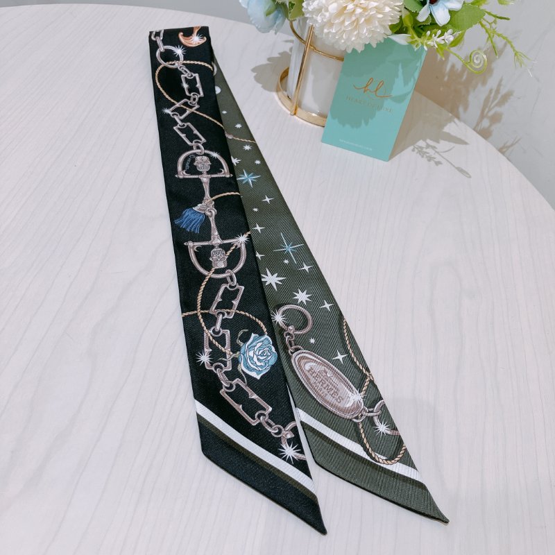 TK1986	Hermes Cest La Fete Twilly Ardoise Clair x Rose Pale x Bleu Marine-3