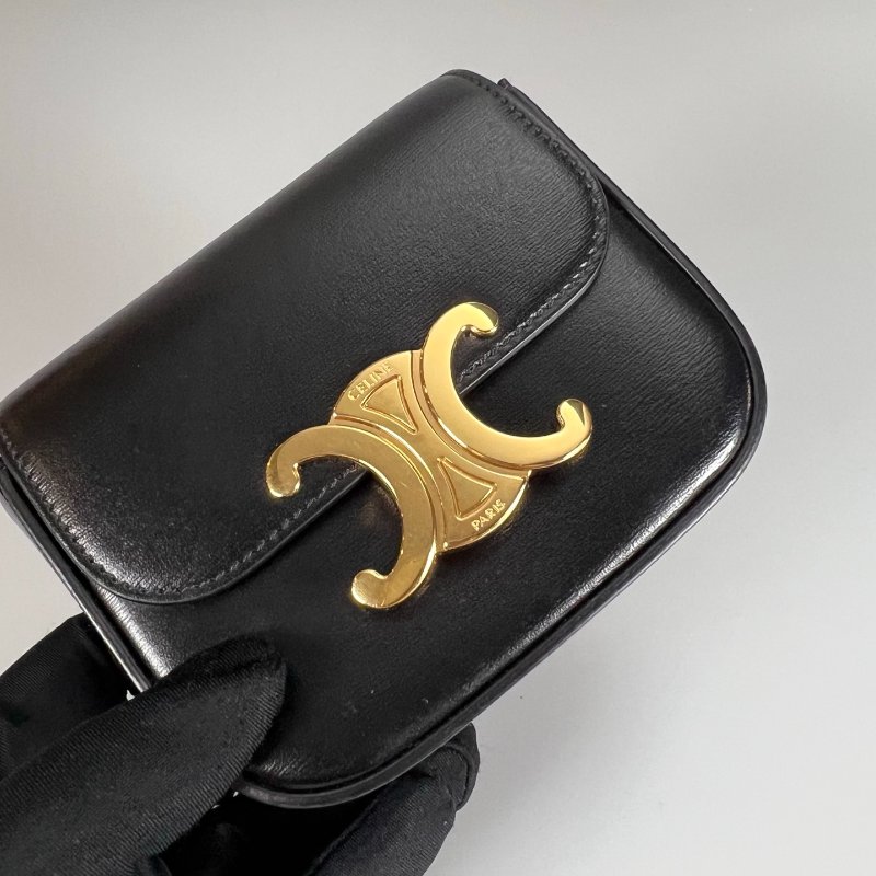 CELINE  黑金MINI 小廢包-5