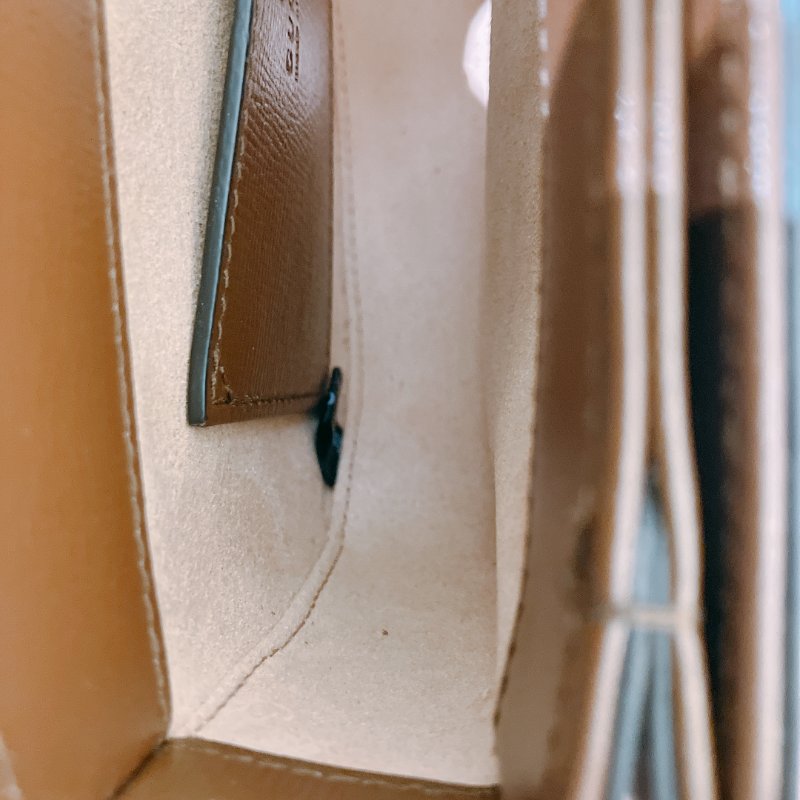 TK1987	古馳 迷你馬鞍包  斜背包 單肩  Horsebit 1955 Small Shoulder Bag Canvas Brown-18