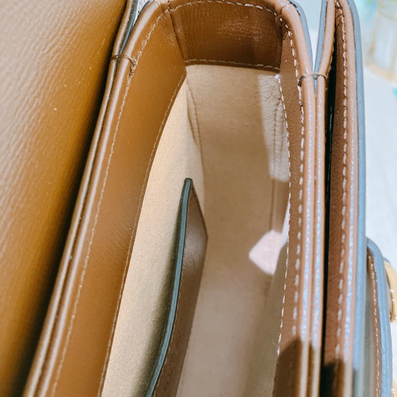 TK1987	古馳 迷你馬鞍包  斜背包 單肩  Horsebit 1955 Small Shoulder Bag Canvas Brown-19