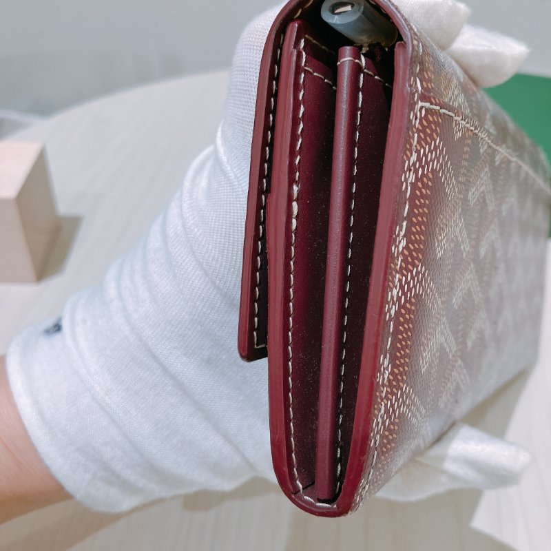 TK1989	Goyard  塗層帆布 棗紅色長錢包 Richelieu Long Wallet Jujube Red-10