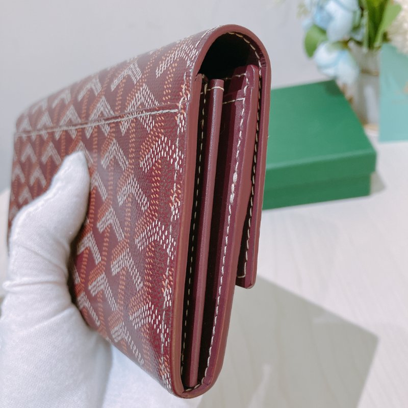 TK1989	Goyard  塗層帆布 棗紅色長錢包 Richelieu Long Wallet Jujube Red-11
