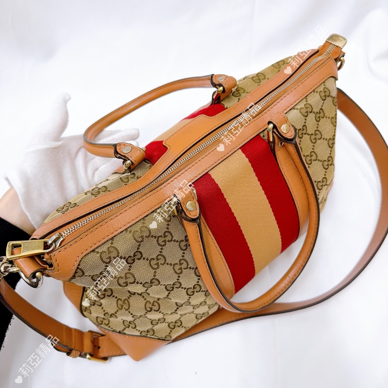莉亞精品♡ Gucci 手提斜背包 二手美包-4