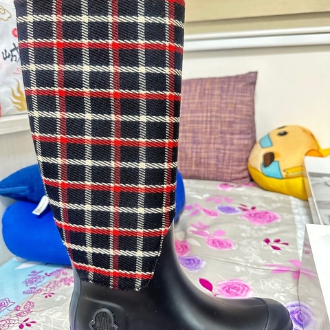 全新Moncler 長統雨靴