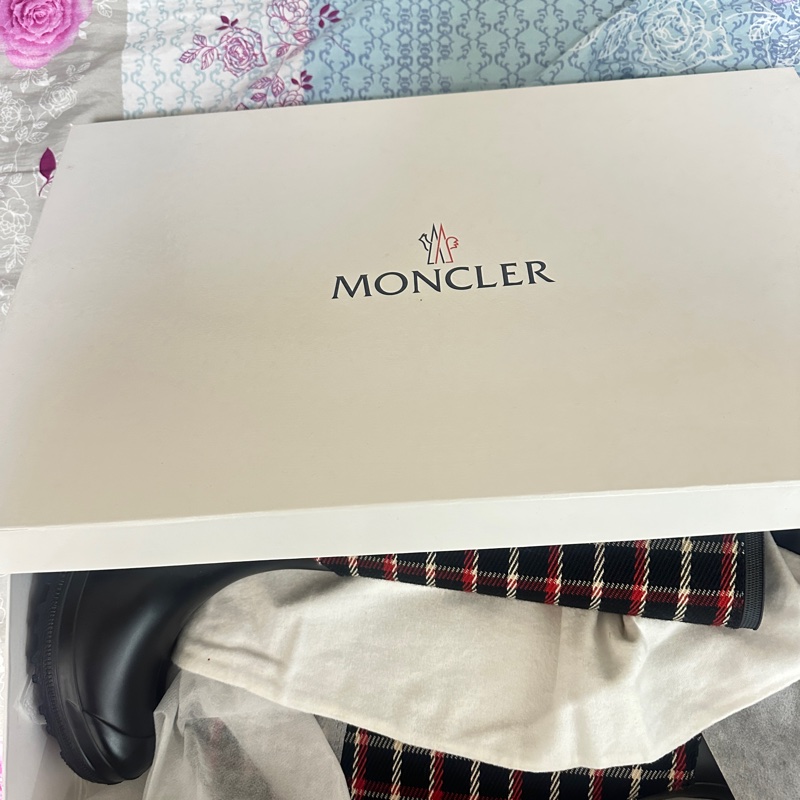 全新Moncler 長統雨靴-8