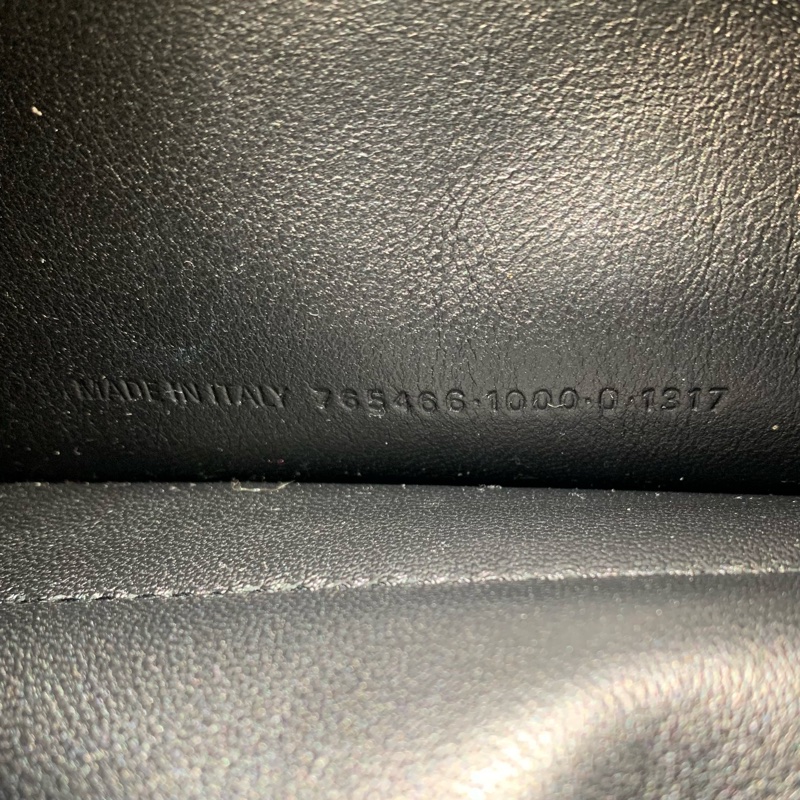 巴黎世家/Balenciaga Crush黑色銀扣沙漏包 紙感牛皮油蠟皮 中號 32x10x20cm-8