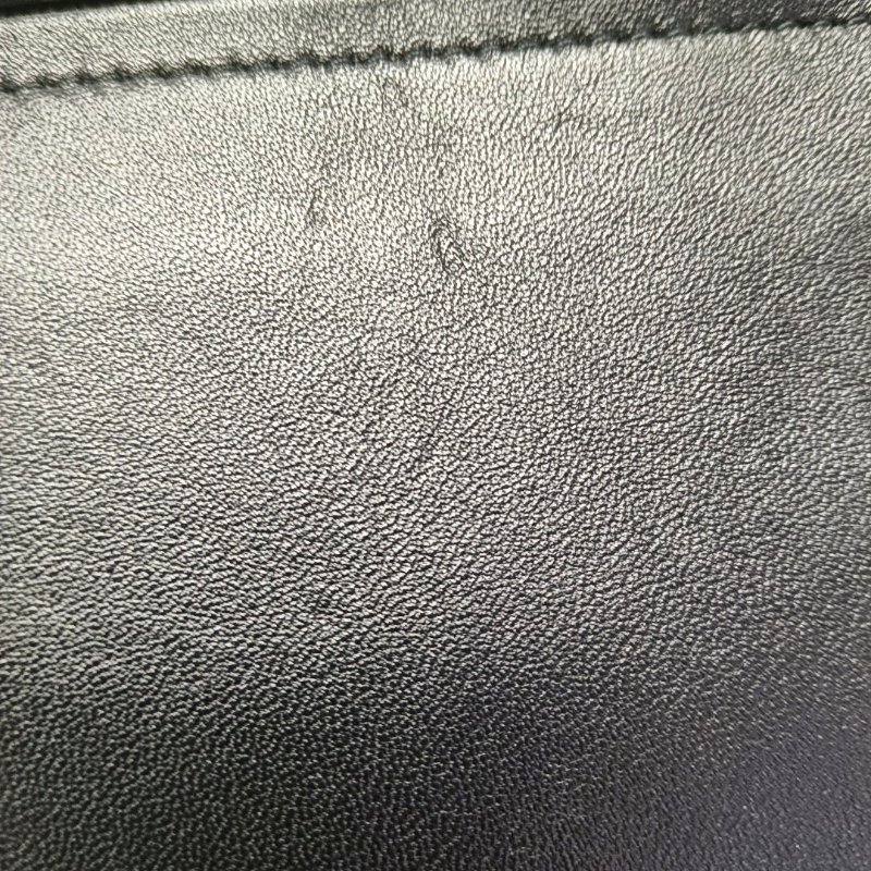 BALENCIAGA Souvenirs黑色絲絨斜挎包腰包/胸包金色銀色五金-9